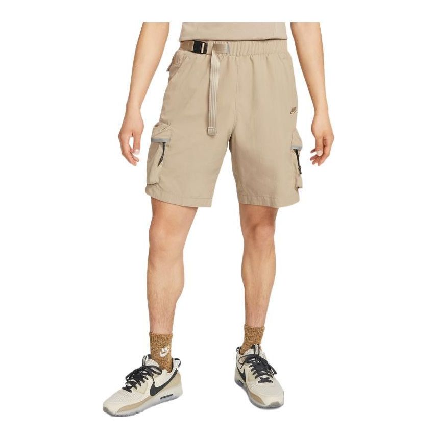 Къси панталони Nike Sportswear Tech Pack Embroidered Logo Elastic Waistband Shorts Бежово | DQ4281-247, 0
