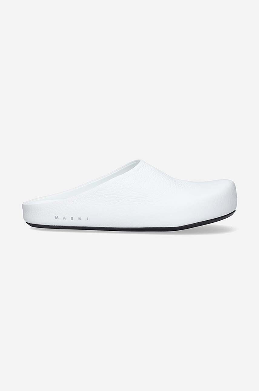 Кецове и обувки Marni Sabot Slip-On Бяло | SBMR001400.P4554.00W01, 0
