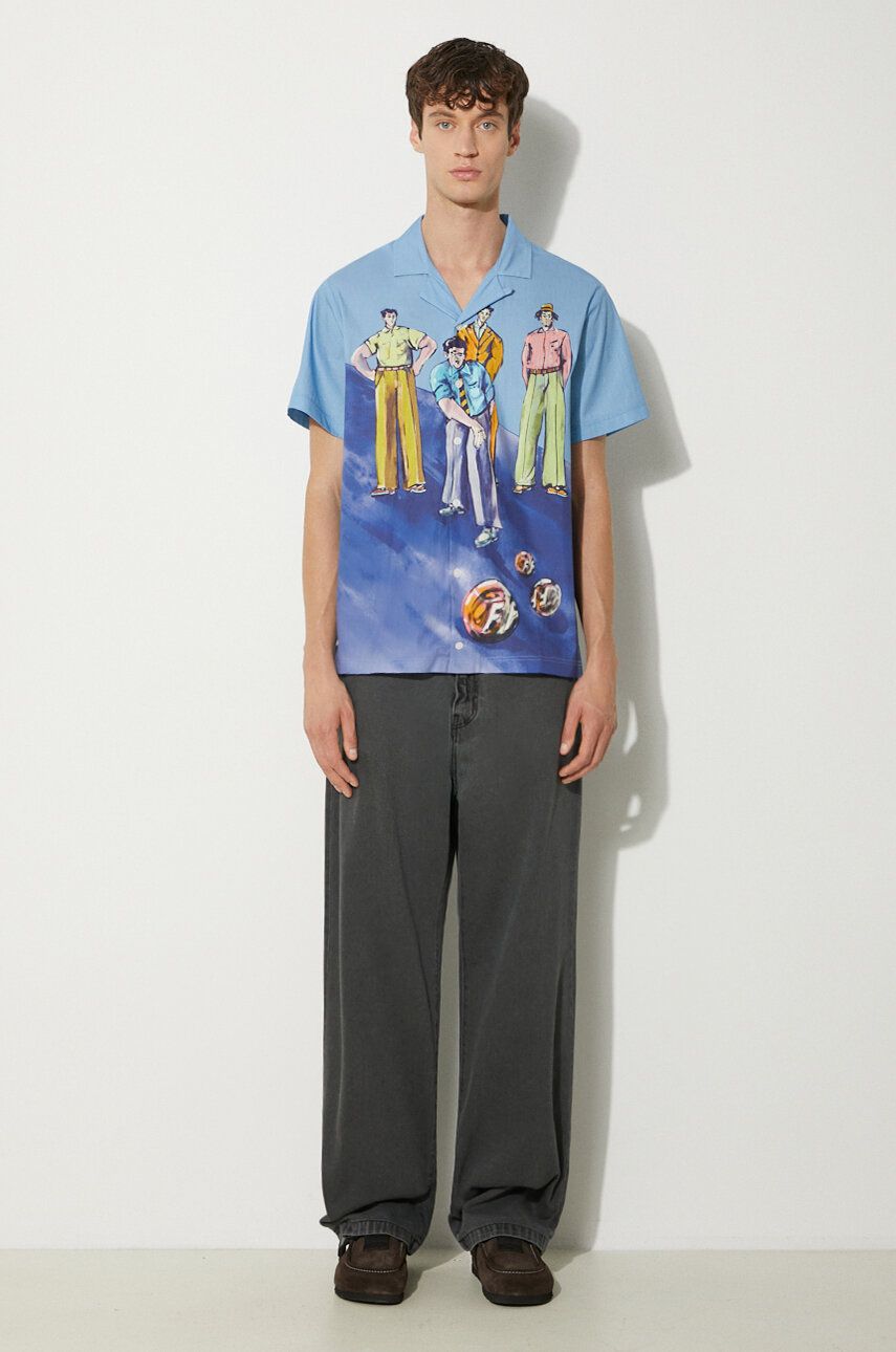 Риза Filling Pieces Resort Shirt Синьо | 98733980631, 1