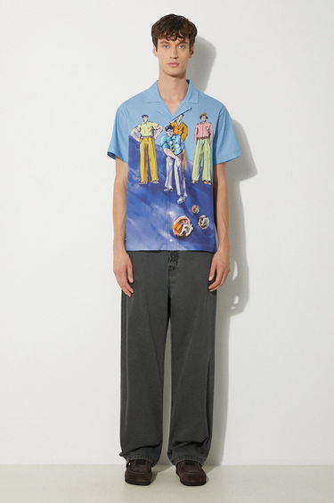 Риза Filling Pieces Resort Shirt Синьо | 98733980631, 1