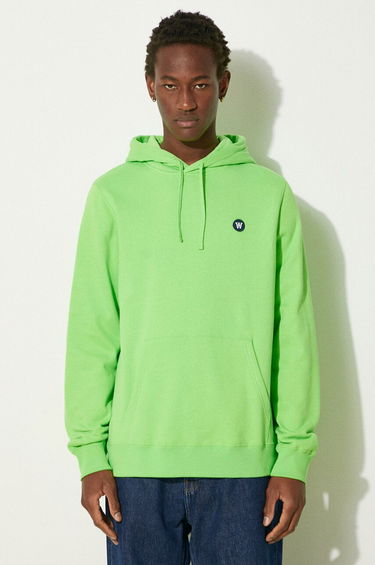 Суитчър WOOD WOOD Hoodie Smooth Зелено | 10245604.2424, 0