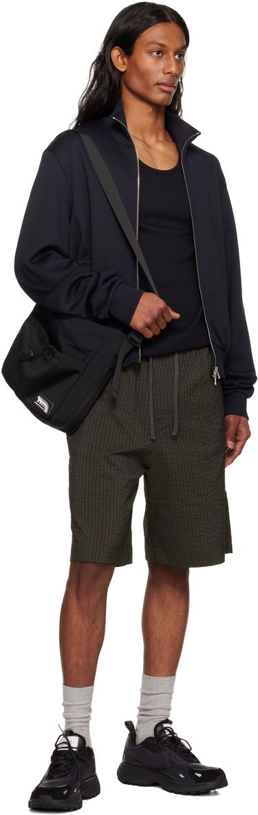 Чанта през рамо MAISON KITSUNÉ Maison Kitsuné Flash Fox Messenger Bag Черно | NM05172WQ4034, 3
