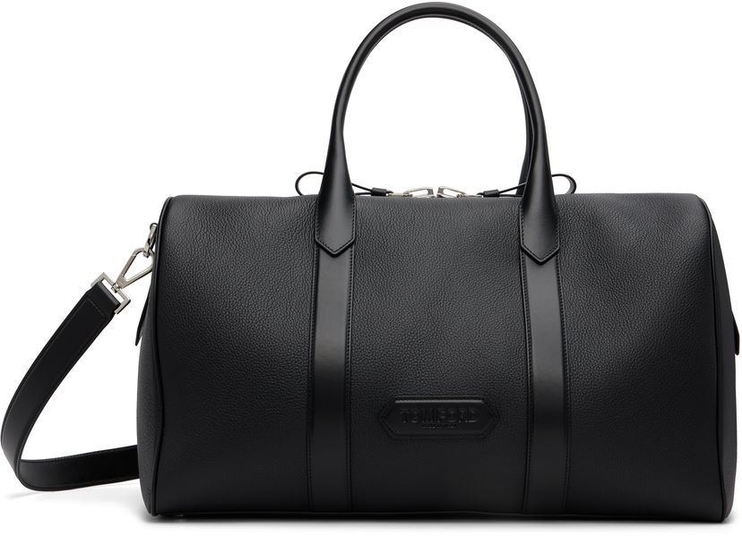 Чанта за пътуване Tom Ford Tom Ford Soft Grain Leather Duffle Bag Черно | H0677-LCL213S
