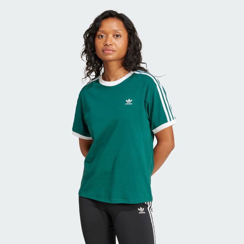 Тениска adidas Performance 3-Stripes T-Shirt Зелено | JD4571