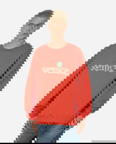 Суитчър ERL Crewneck Sweatshirt Червено | ERL08T025 1, 0