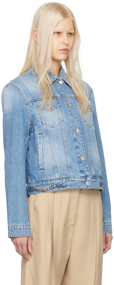 Яке Stella McCartney Stella McCartney Chain Denim Jacket Синьо | 6D02393SPH56, 1