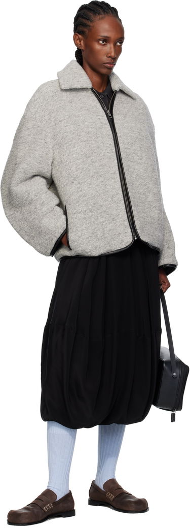 Яке JW Anderson JW Anderson Contrast Trim Casual Jacket Сиво | JK0412-PG1820, 3