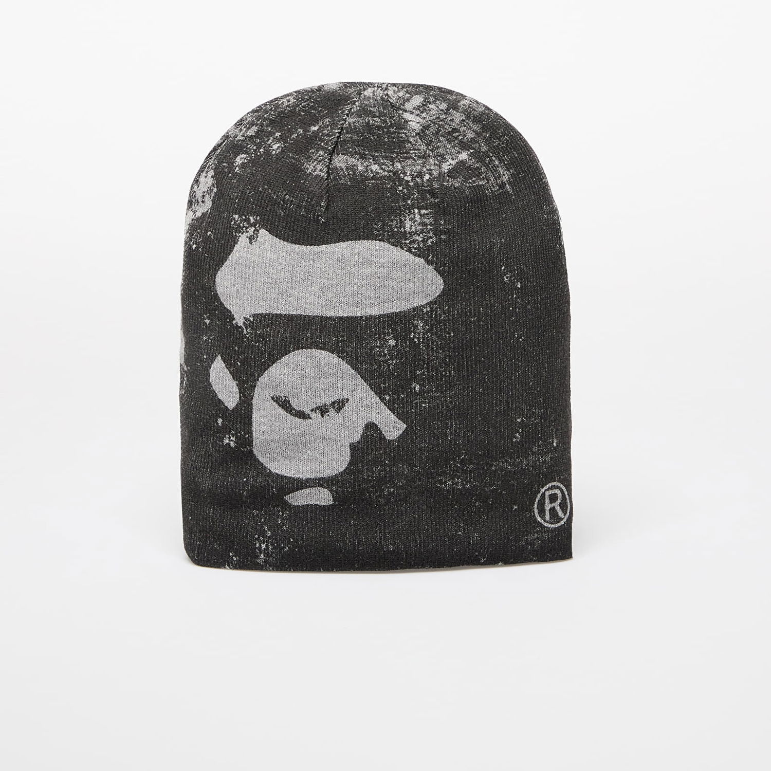 Шапка BAPE A BATHING APE Busy Works Knit Beanie Черно | 001HTK801010M GRA, 1