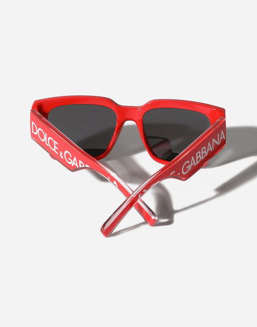 Слънчеви очила Dolce & Gabbana Dolce & Gabbana DNA Logo Sunglasses Червено | VG600JVN8879V000, 3