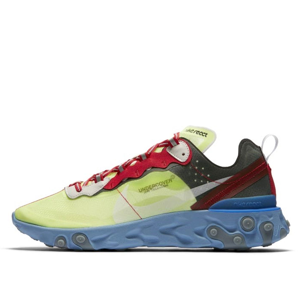 Кецове и обувки Nike Undercover x React Element 87 "Volt" Зелено | BQ2718-700, 1