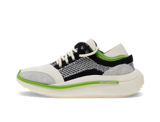 Qisan Knit Off White/ Wonder Silver/ Team Green