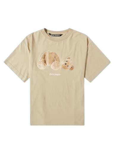 Тениска Palm Angels Kill The Bear Tee Бежово | PMAA001C99JER0146160