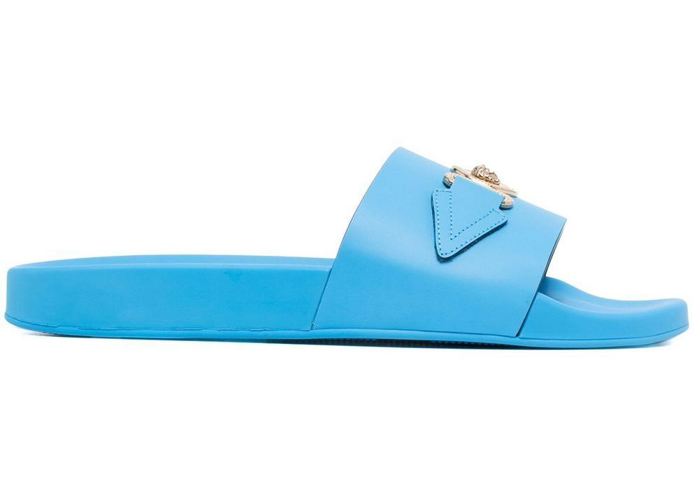 Кецове и обувки Versace Medusa Biggie Slide "Blue" Синьо | 1004983-DV46G-1V57V, 0
