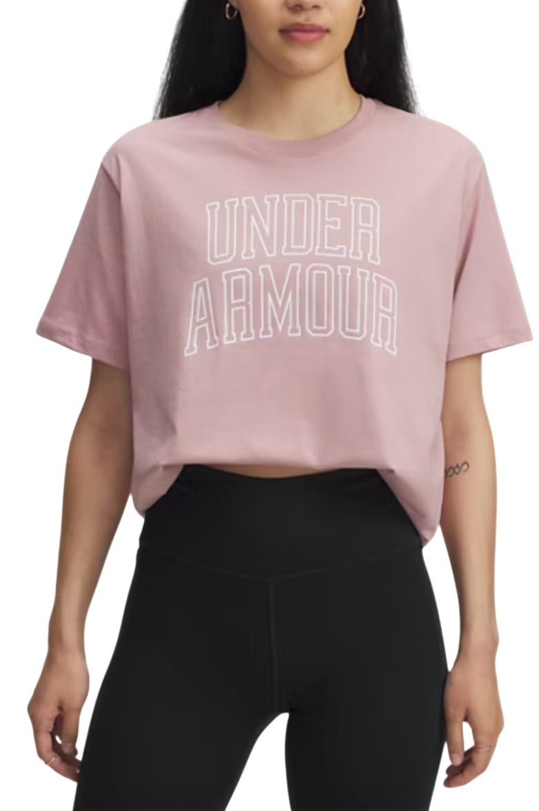 Тениска Under Armour Under Armour Rival OS Campus T-Shirt Розово | 6007883-673