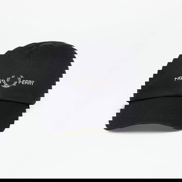 Шапка с козирка Fred Perry Cap Graphic Branded Twill Cap Black Черно | HW4630 V53, 0