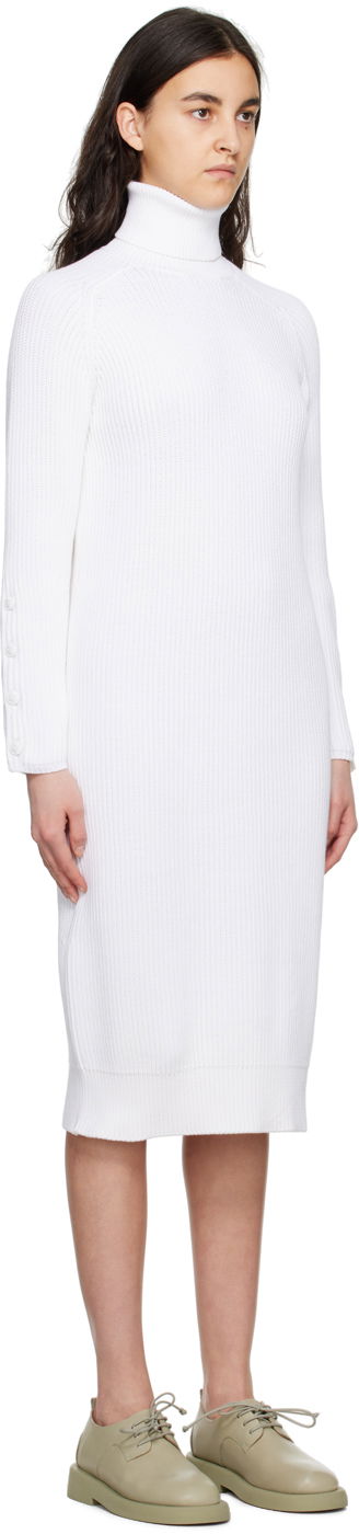 Pокля Max Mara Turtleneck Midi Dress Бяло | 2313210131600 13210131, 1