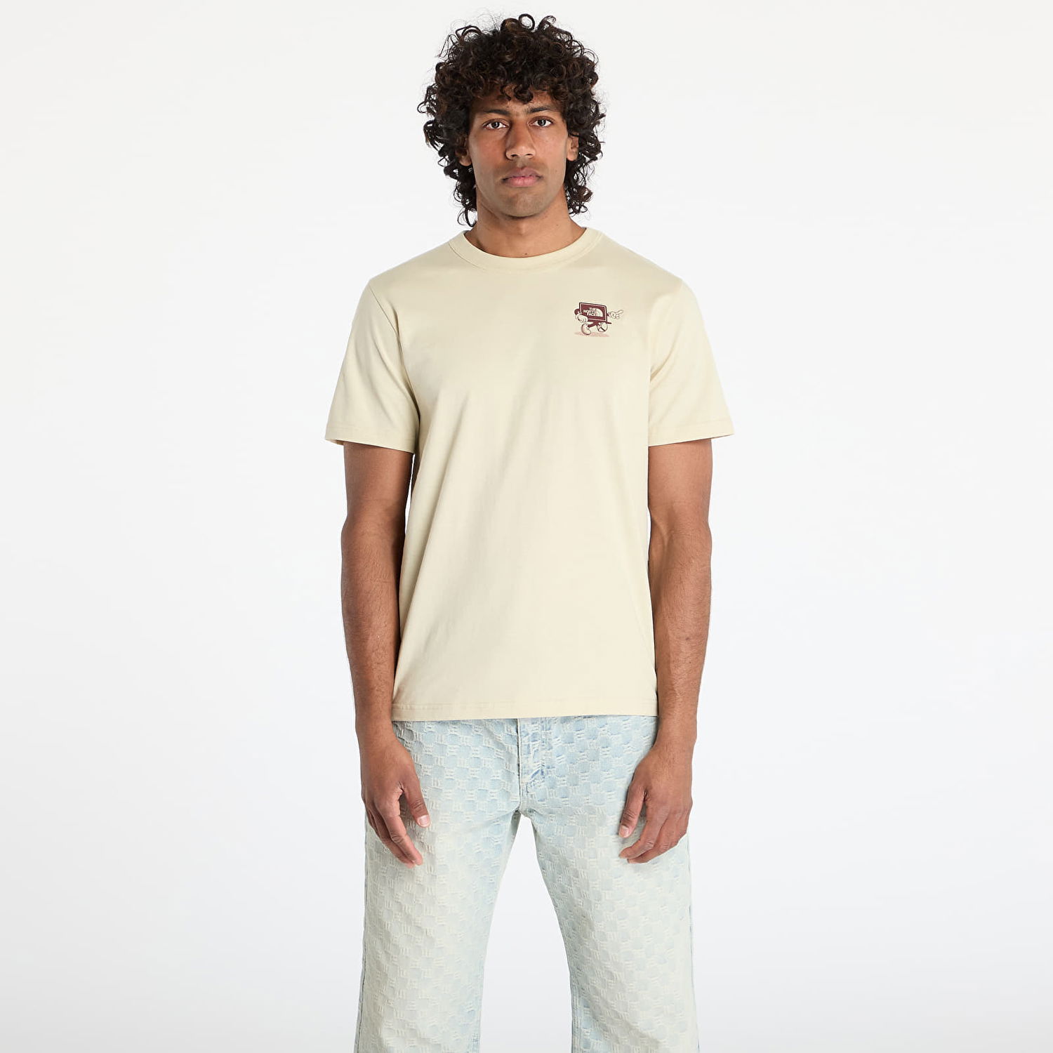 Тениска The North Face The North Face Cartoon Logo Relaxed Fit T-Shirt Бежово | NF0A8C303X41, 0