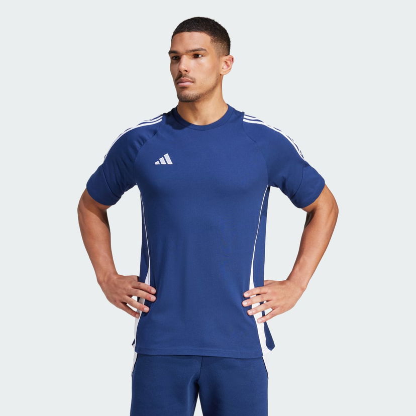 Тениска adidas Performance Tiro 24 Sweat Тъмно синьо | IR9347