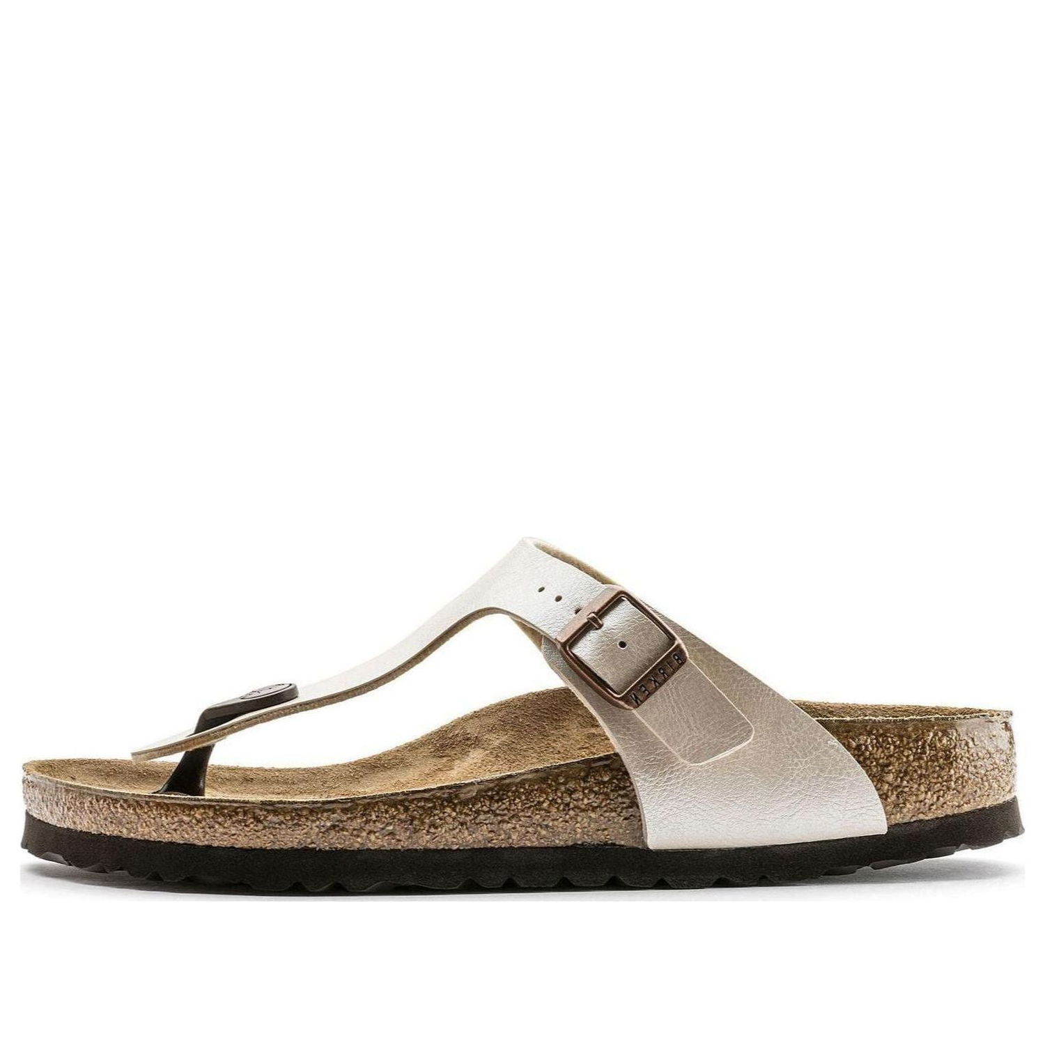 Кецове и обувки Birkenstock Birkenstock Gizeh Birko-Flor Graceful Narrow Fit Sandals Металик | 0943873, 0