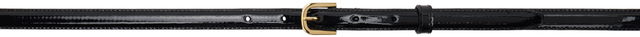 TOTEME Thin Patent-Leather Trouser Belt
