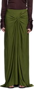 Dries Van Noten Long Draped Maxi Skirt