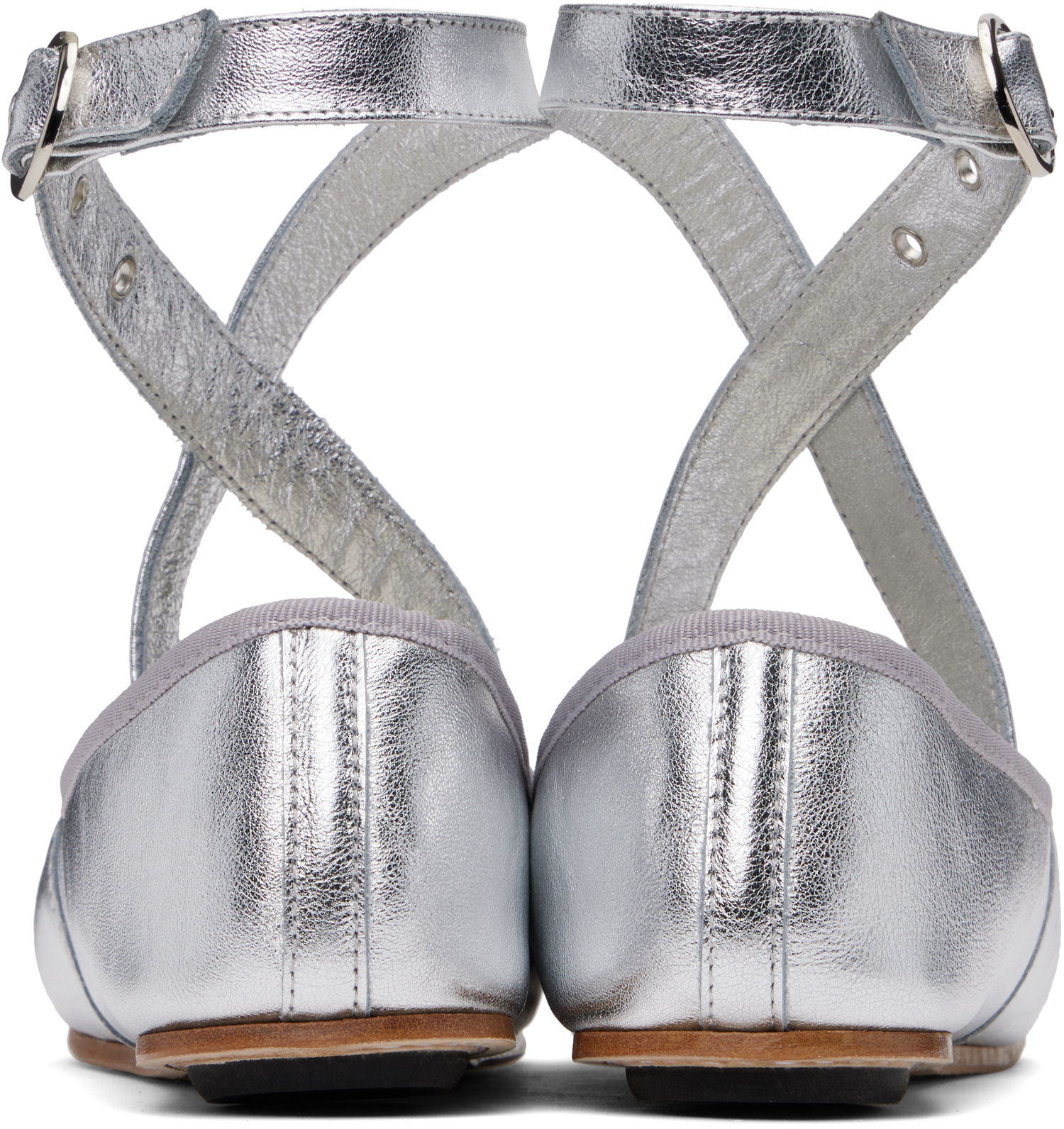 Колани Repetto Repetto Sophia Belt Ballerina Flats Металик | V4232VEM, 1
