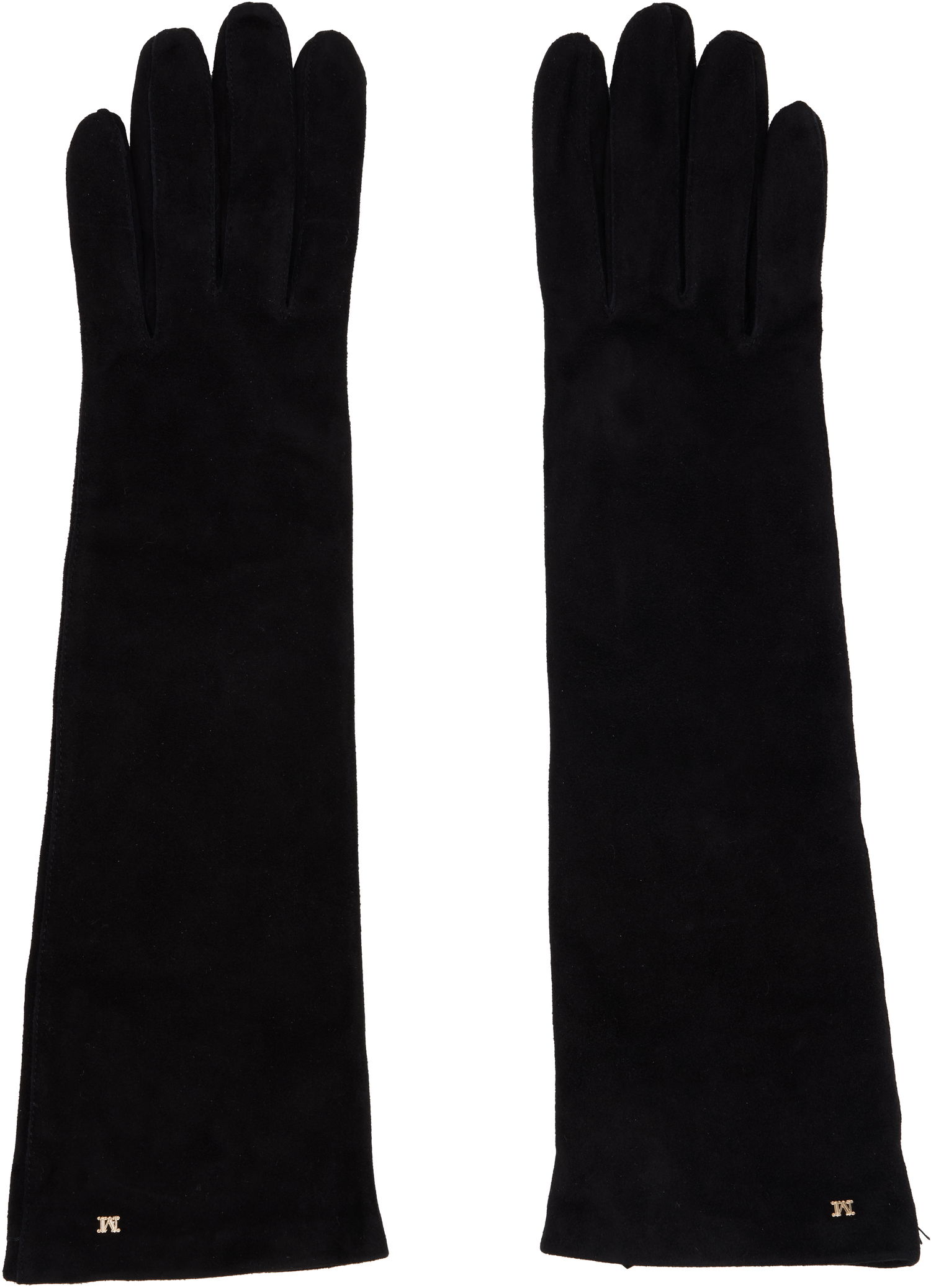 Ръкавици Max Mara Afideesuede Long Gloves Черно | 2524566013600, 0