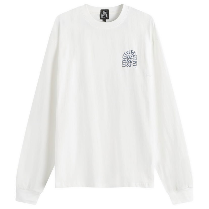 Тениска Heresy Arch Logo Long Sleeve T-Shirt Бяло | HAW24-T09E