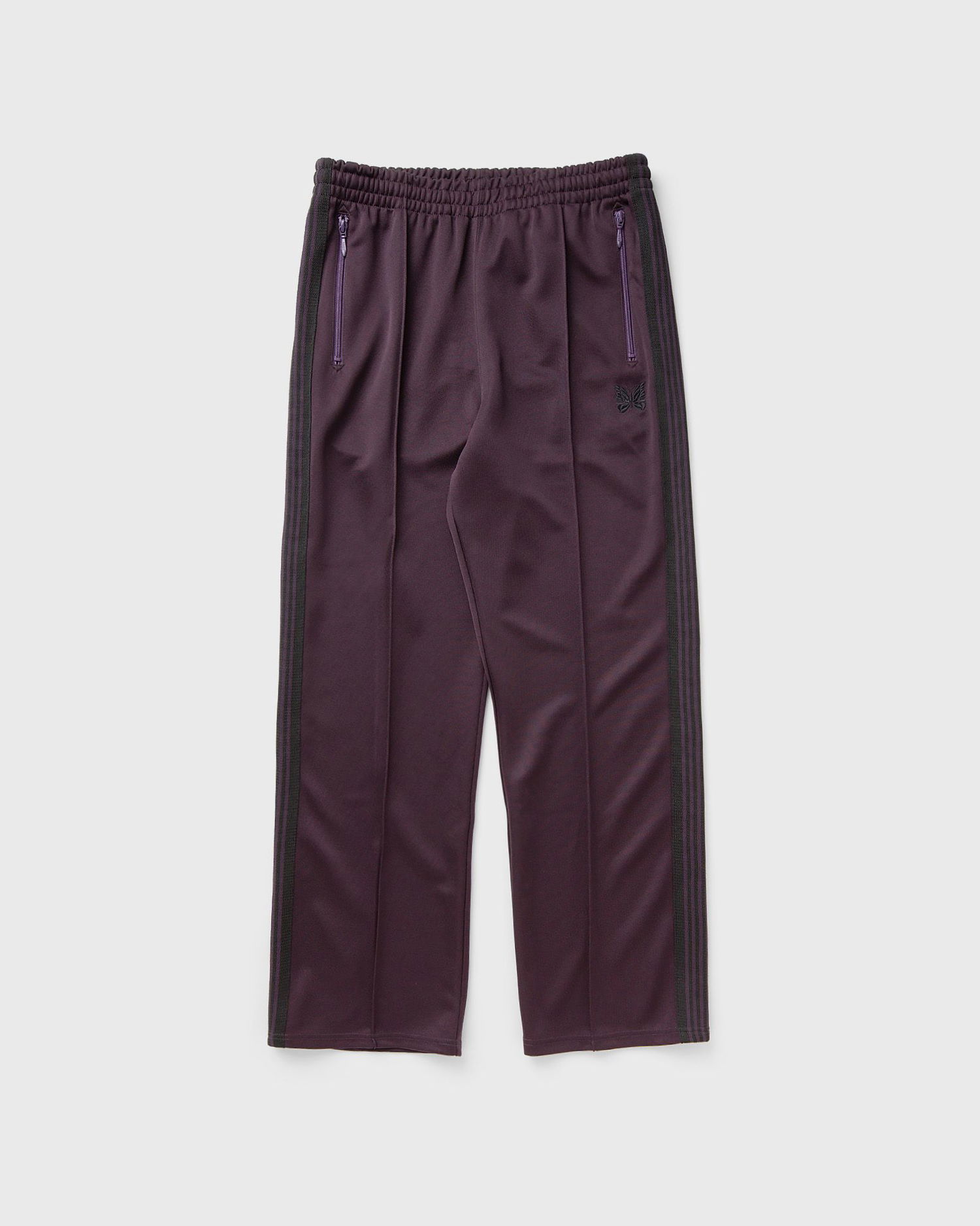 Спортни панталони Needles Track Pant - Poly Smooth Track Pants Лилаво | PU273-A-DK.PURPLE, 0