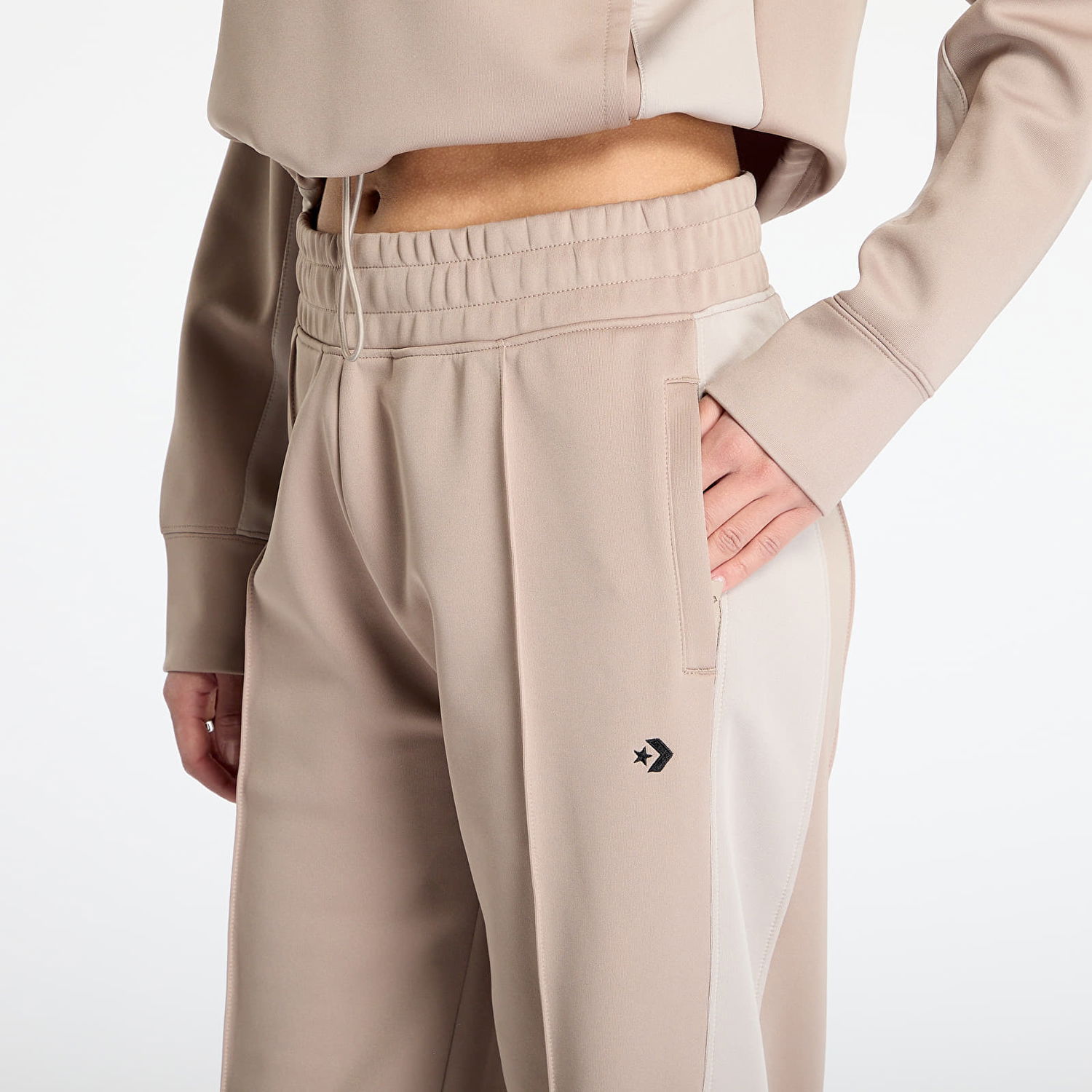 Спортни панталони Converse Converse Flared Track Pants Бежово | 10028021-A01, 1