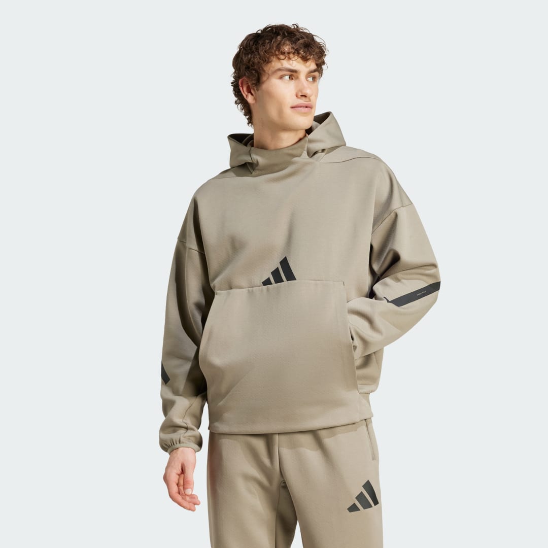 Суитчър adidas Performance Z.N.E. Hoodie Зелено | JE3071, 0