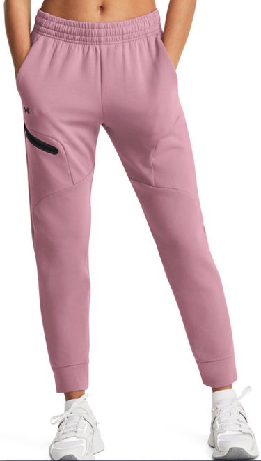 Спортни панталони Under Armour Unstoppable Flc Jogger-PNK Лилаво | 1379846-697, 0