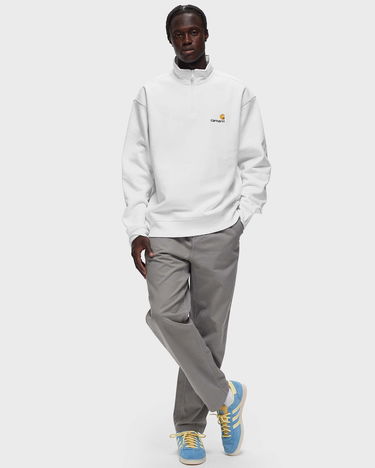 Суитчър Carhartt WIP Half Zip American Script Sweat Бяло | I027014-02.XX, 1