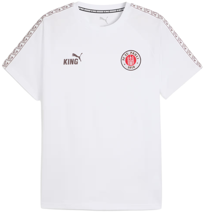Тениска Puma Puma FC St. Pauli King T-Shirt Бяло | 783599-02