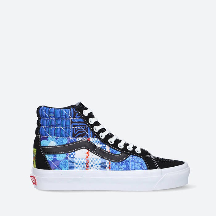 Кецове и обувки Vans SpongeBob x Sk8-Hi 38 Dx Pw Синьо | VN0A54FB9ZP, 1