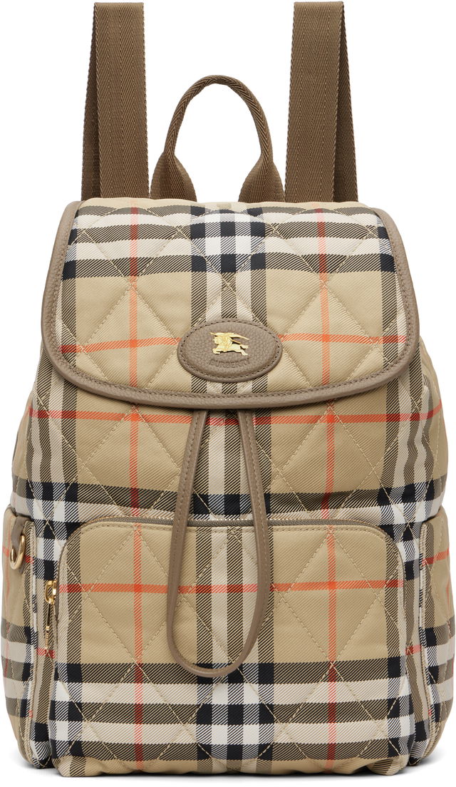 Burberry Horseshoe Quilted Backpack