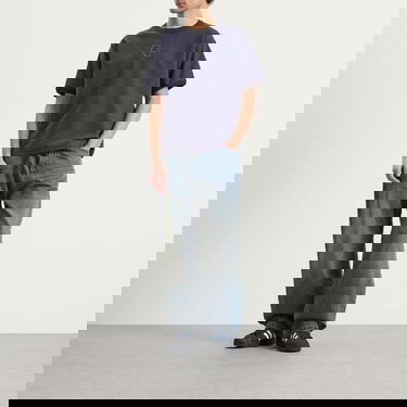 Тениска Brain Dead Slubby Ringer T-Shirt Тъмно синьо | BDS25T000O47-NVY, 4