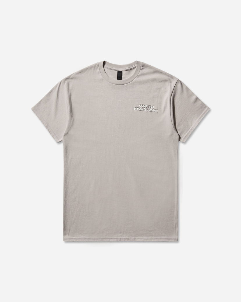 Тениска Slam Jam Andre Thompson 'Stay Jam Chaos & Order' Crewneck T-Shirt Бежово | SJANDRETEE2 GRY