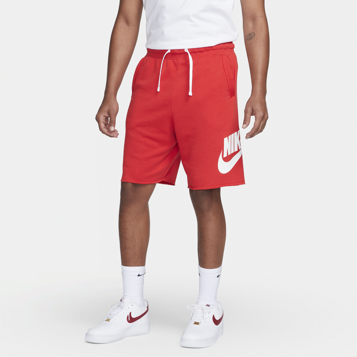 Къси панталони Nike Club Alumni French Terry Shorts Червено | DX0502-657, 0