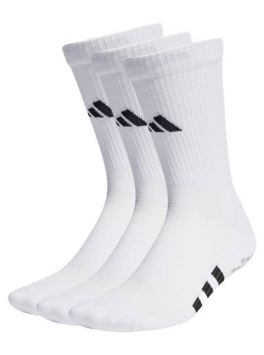 Чорапи adidas Performance Performance Cushioned Crew Grip Socks – 3 pairs Бяло | IN1795