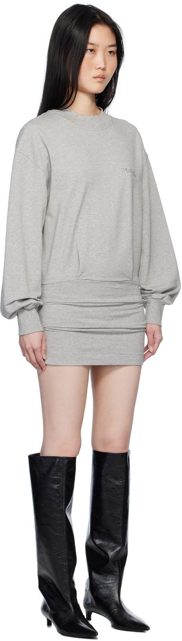 Pокля The Attico The Attico Sweater Mini Dress Сиво | 250WCA00393 JJF006AA, 1