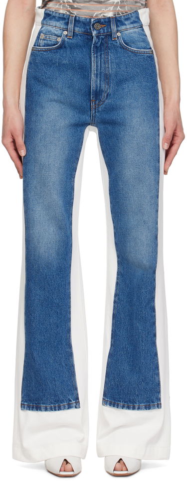 Дънки Jean Paul Gaultier Gaultier Paneled Flare Jeans Синьо | 24/25-F-JE125I-D013-5701, 0