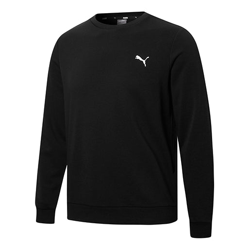 Пуловер Puma Puma Ess Logo Crewneck Sweatshirt Черно | 848731-01, 0