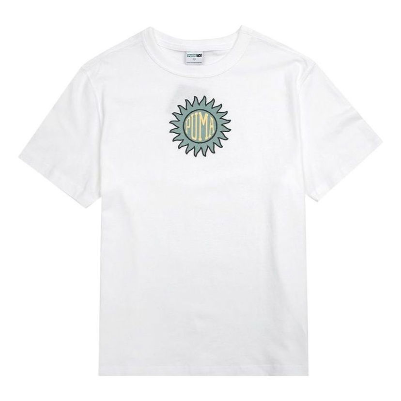 Тениска Puma PUMA Downtown Graphic Tee Бяло | 535400-02
