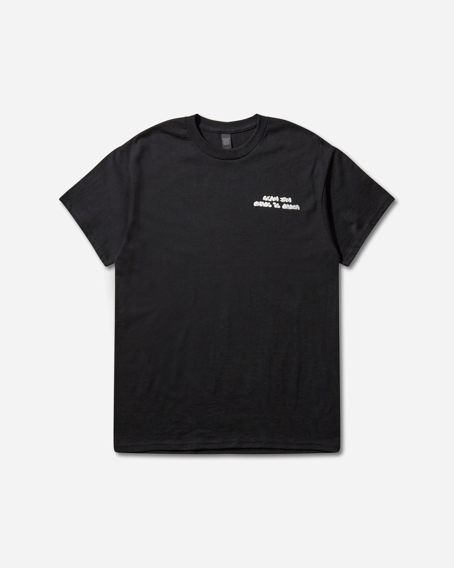 Тениска Slam Jam Andre Thompson T-Shirt with SLAM JAM CHAOS IS ORDER Print Черно | SJANDRETEE1 BLK, 0