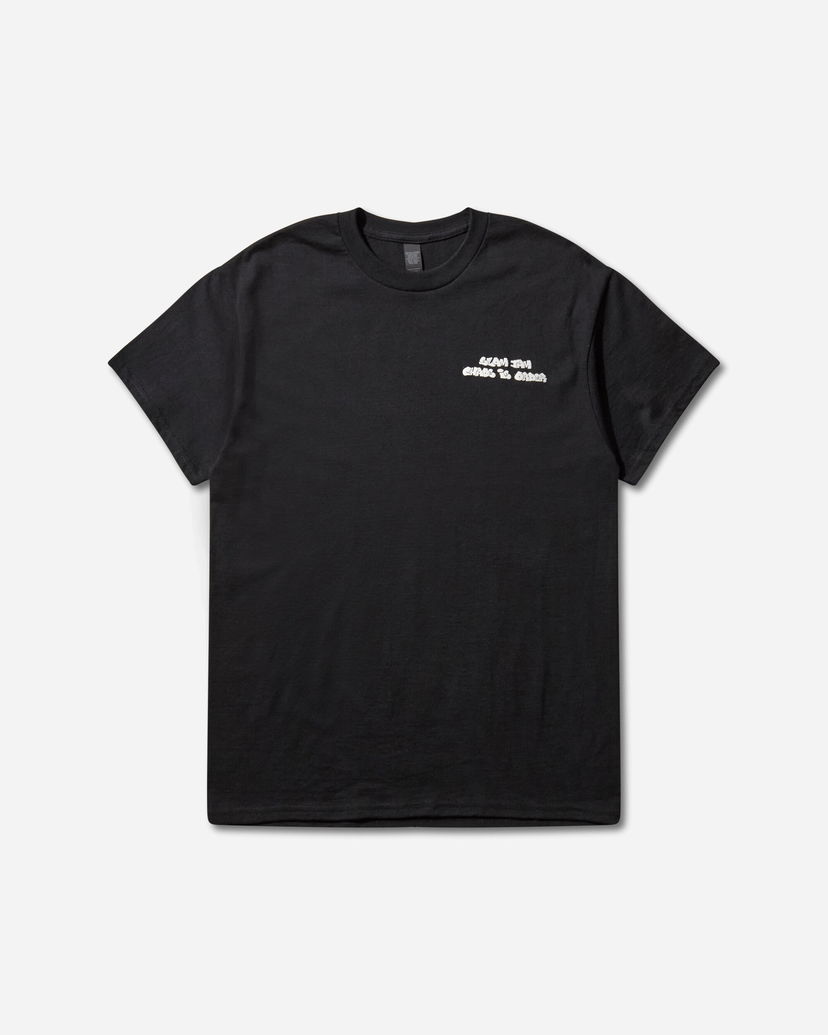Тениска Slam Jam Andre Thompson T-Shirt with SLAM JAM CHAOS IS ORDER Print Черно | SJANDRETEE1 BLK