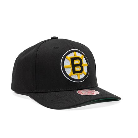 Шапка с козирка Mitchell & Ness NHL Team Ground 2.0 Pro Snapback Boston Bruins Black Черно | HHSS5370-BBNYYPPPBLCK, 0