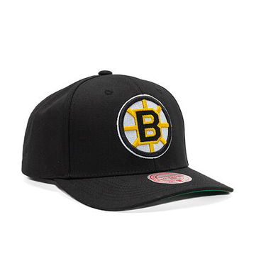 Шапка с козирка Mitchell & Ness NHL Team Ground 2.0 Pro Snapback Boston Bruins Black Черно | HHSS5370-BBNYYPPPBLCK, 0