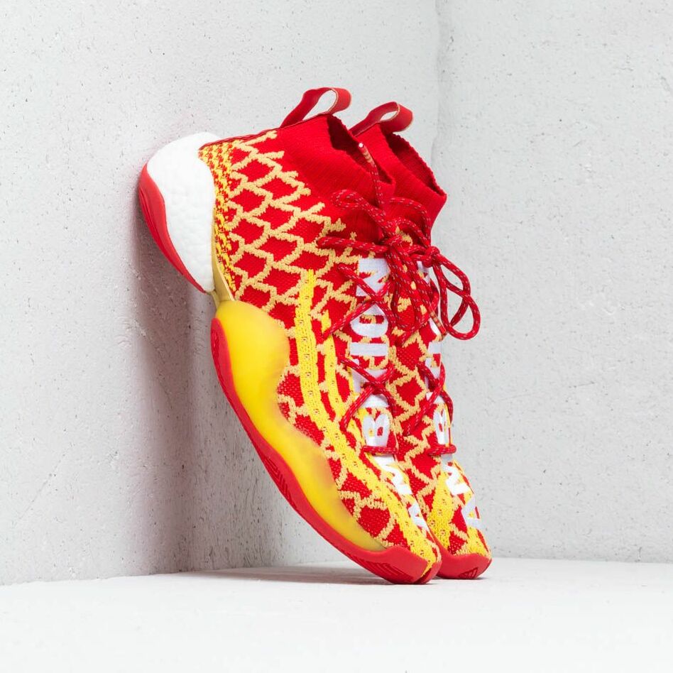 Кецове и обувки adidas Originals Pharrell Williams x BYW CNY Червено | EE8688, 1