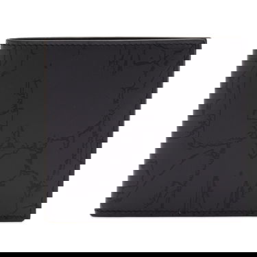 Портфейл Alexander McQueen Graffiti Logo Billfold Wallet Черно | 6021371AAQ4-1000, 0